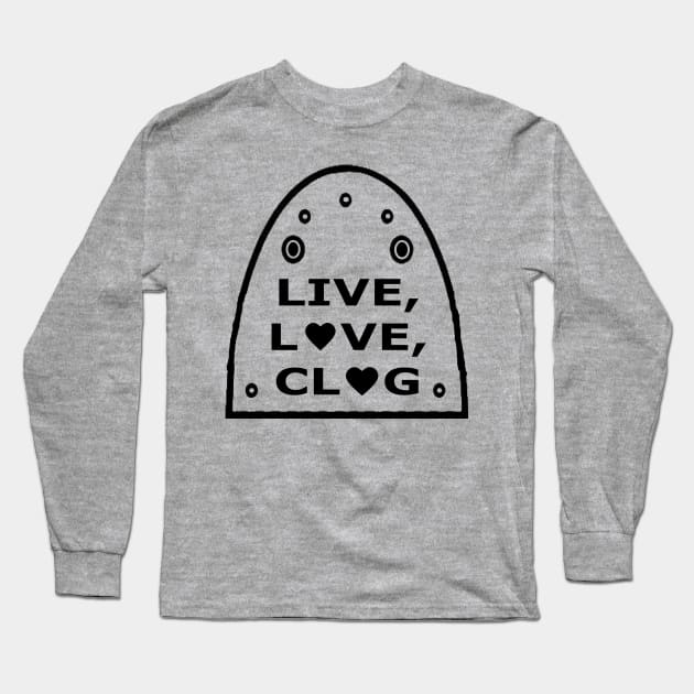 LLC BLK Long Sleeve T-Shirt by DWHT71